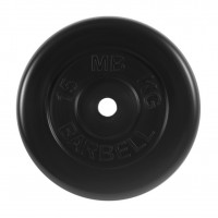 Диск обрезиненный d31мм MB Barbell MB-PltB31-15 15 кг черный