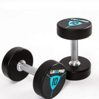 Гантели в уретане 10 кг Live Pro Premium Urethane Dumbbells LP8000-10