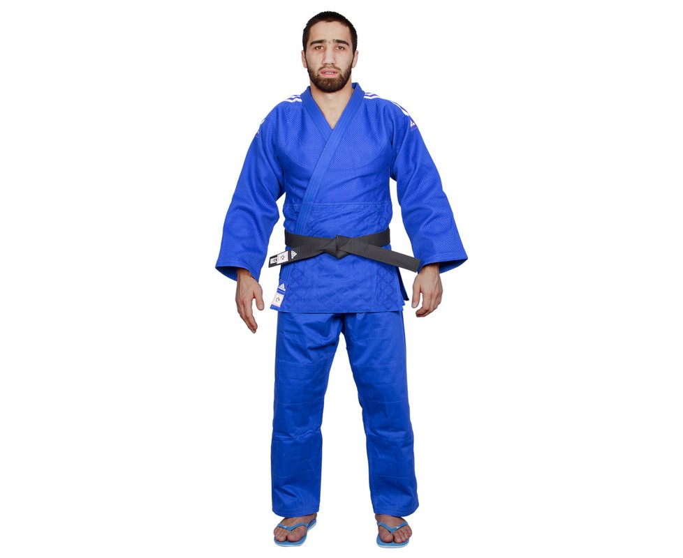 Кимоно для дзюдо Adidas Champion 2 IJF синее 978_800