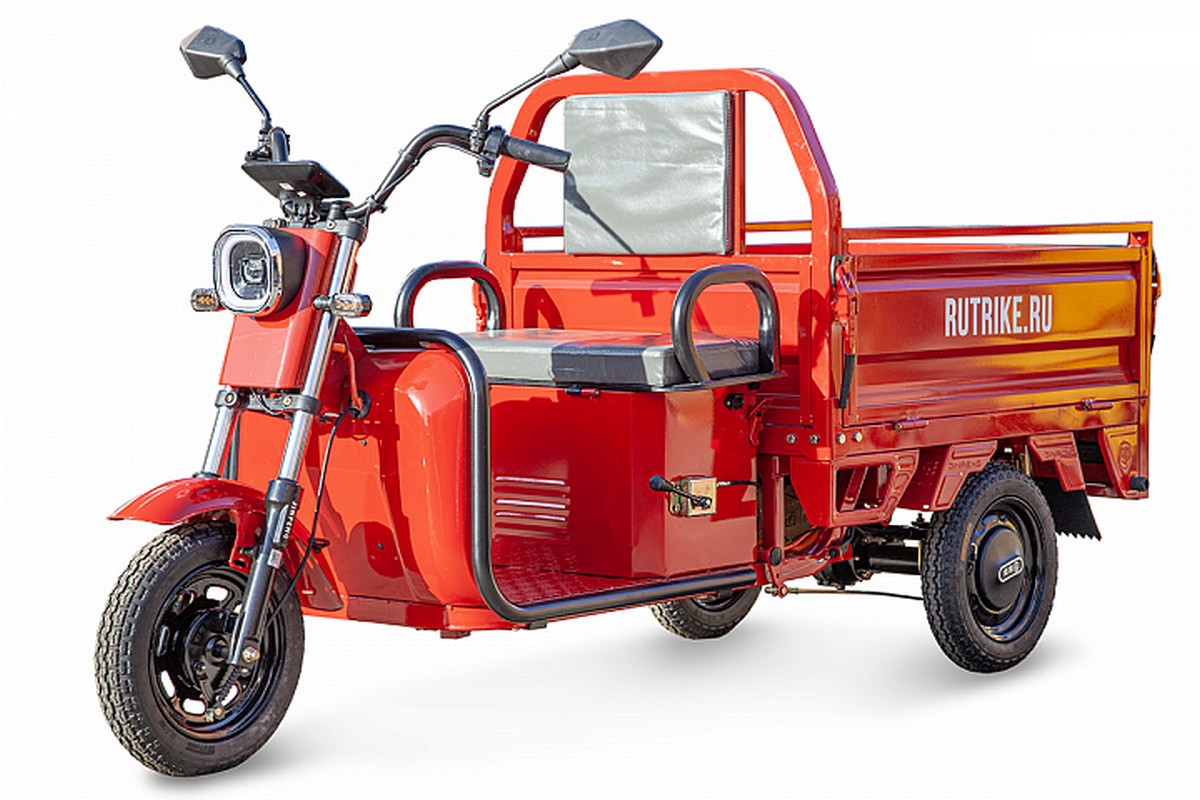 Грузовой электротрицикл RuTrike Амулет 1100 60V650W 024450-2742 красный 1200_800