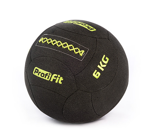 Медицинбол набивной кевларовый (Kevlar Wallball) Profi-Fit 6 кг 500_435