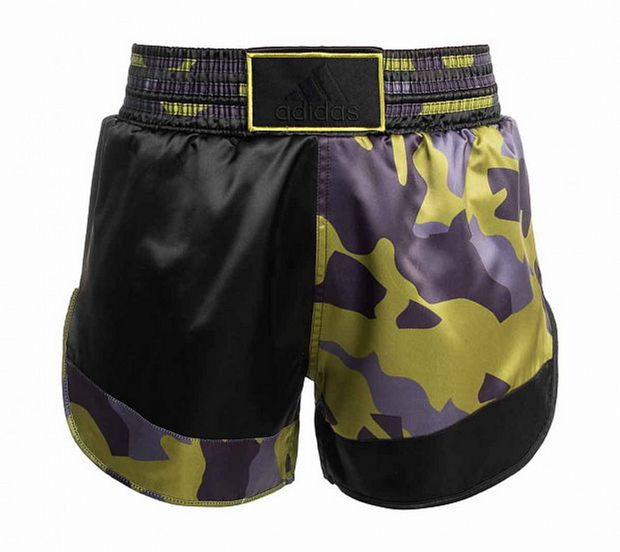 Шорты для кикбоксинга Adidas Kick Boxing Short Satin adiSKB01 зелено-черный 2000_1781