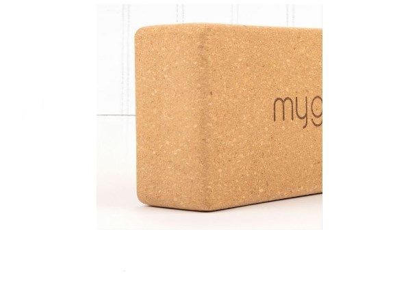 Блок для йоги Myga Cork Eco Brick Block RY1061 596_417