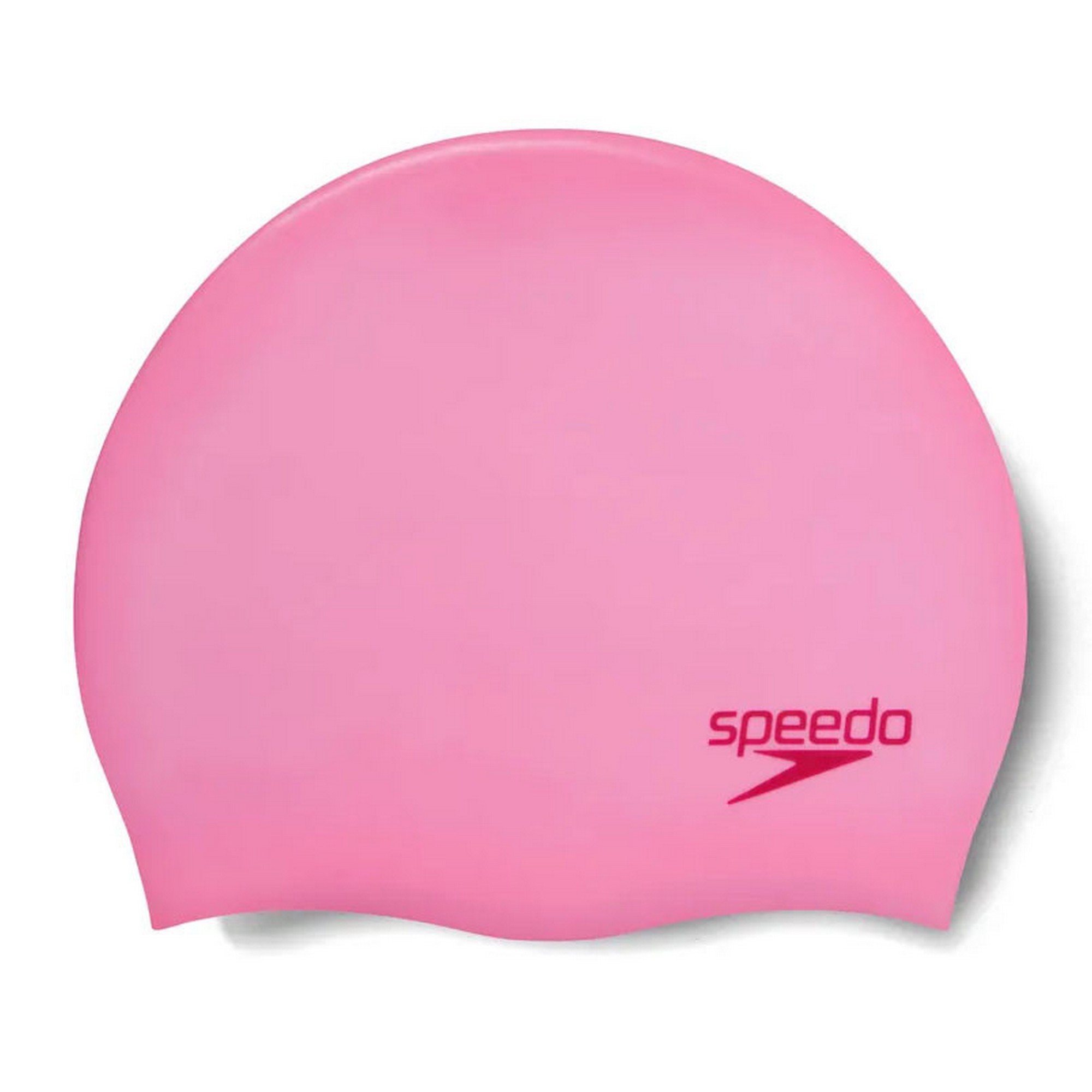 Шапочка для плавания детская Speedo Plain Moulded Silicone Cap Jr 8-7099015964 розовый 2000_2000