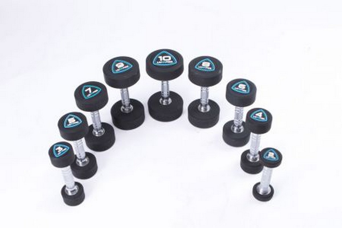 Гантели в уретане 2 кг Live Pro Studio Dumbbells LP8075-02 1200_800