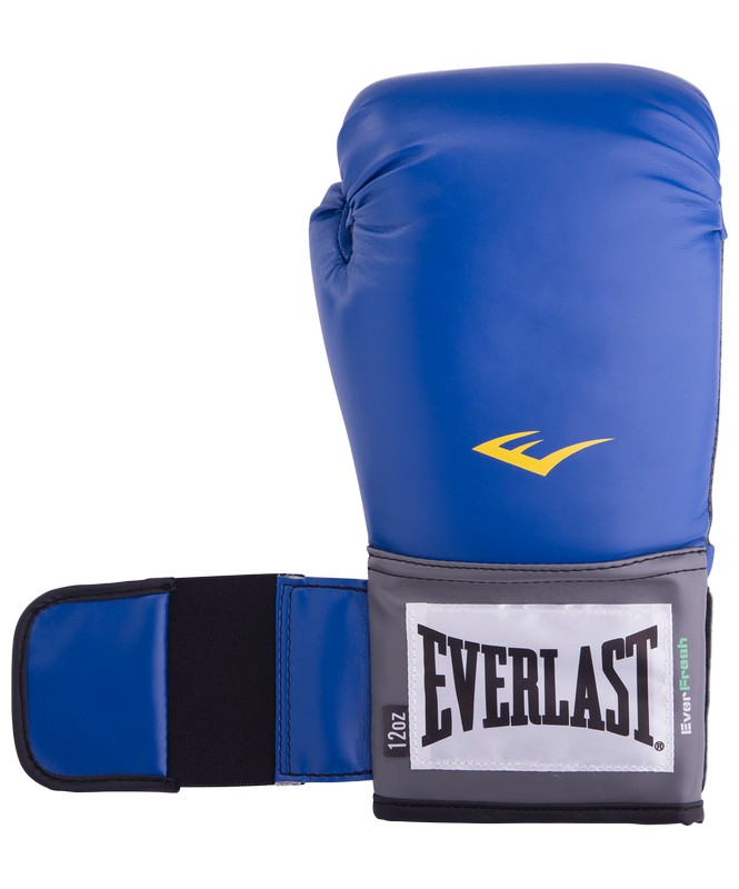 Перчатки боксерские Everlast Pro Style Anti-MB 2212U, 12oz, к/з, синий 665_800