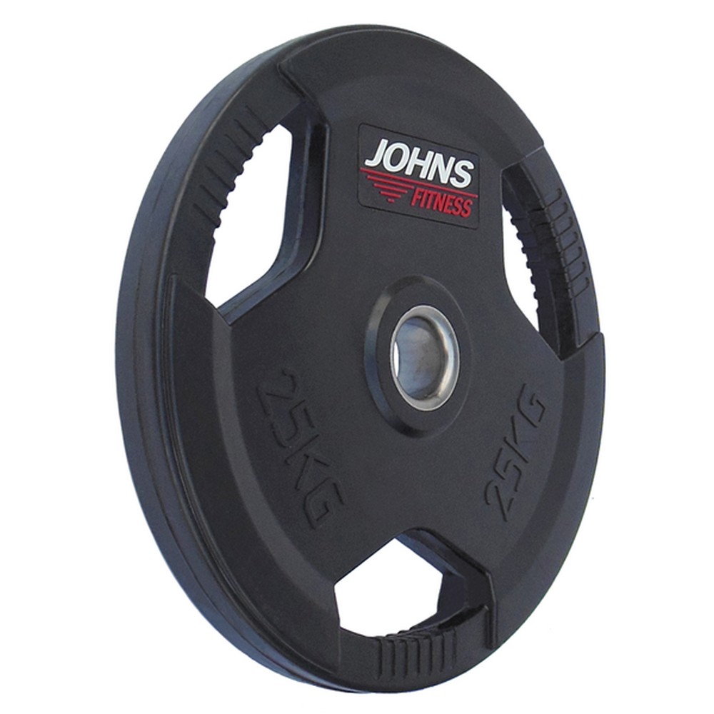 Диск обрезиненный 25кг Johns 91010 -25В черный 1000_1000