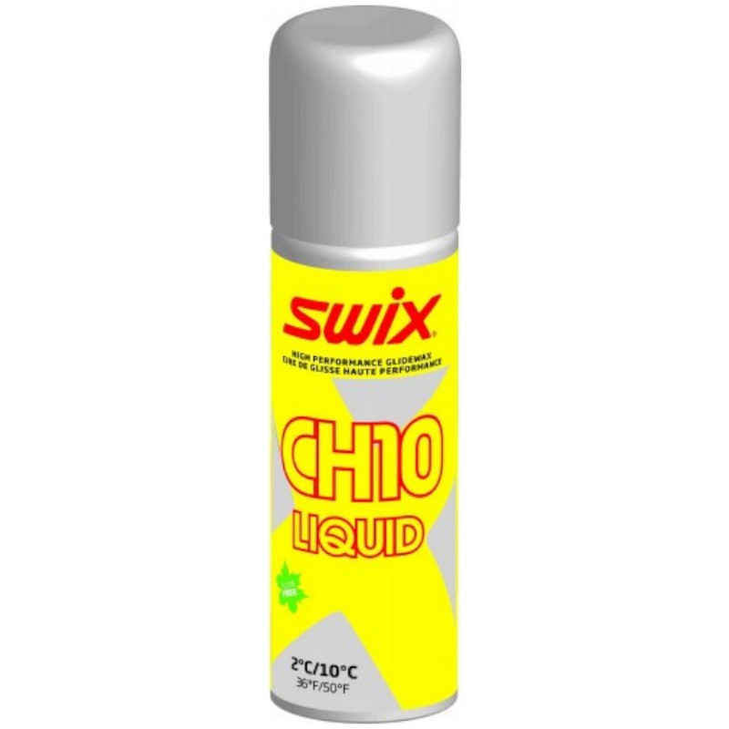 Парафин углеводородный, жидкий Swix CH10X Yellow (0°С +10°С) 125 ml CH10XL-120 800_800