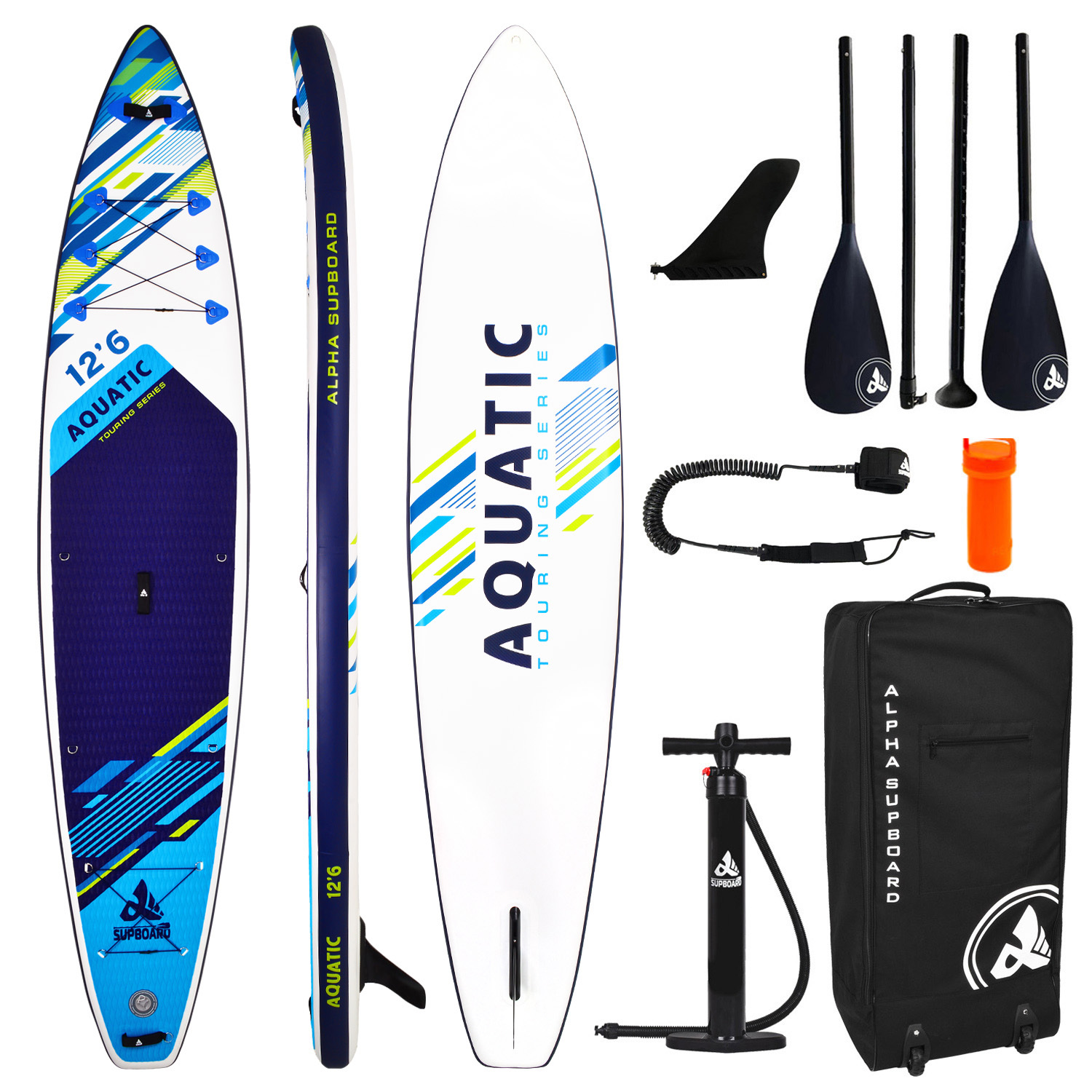 Сапборд Alpha Caprice WX-1200 COMFORT Aquatic blue 12,6D 1500_1500