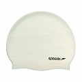 Шапочка для плавания Speedo Plain Flat Silicone Cap 8-709910010 белый 120_120